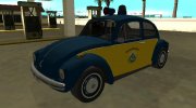 Volkswagen Beetle 1994 Polícia Rodoviária Federal para GTA San Andreas miniatura 1