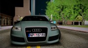 Audi RS6 для GTA San Andreas миниатюра 3