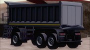 Прицеп-самосвал для Scania P420 8x4 Dumper для GTA San Andreas миниатюра 3
