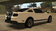 Ford Mustang Shelby GT500 2014 (Low Poly) para GTA San Andreas miniatura 2