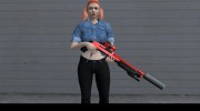 Chromegun black and red para GTA San Andreas miniatura 4