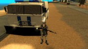КамАЗ-65116 Полиция Водомёт для GTA San Andreas миниатюра 5