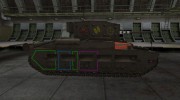 Контурные зоны пробития Matilda Black Prince для World Of Tanks миниатюра 5