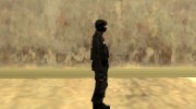Black HD SWAT для GTA San Andreas миниатюра 2