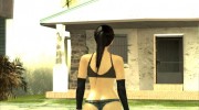 Dead Or Alive 5 LR Kokoro Black Shirt Hot Pants для GTA San Andreas миниатюра 6