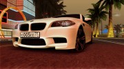 BMW M5 F10 2012 для GTA San Andreas миниатюра 5