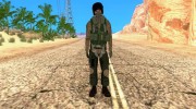 Военный пилот para GTA San Andreas miniatura 5