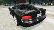 Dodge Viper SRT-10 для GTA 4 миниатюра 3
