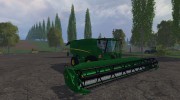 John Deere S690i для Farming Simulator 2015 миниатюра 2