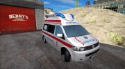 Volkswagen T5 Serbian Ambulance for GTA San Andreas miniature 2
