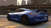 2016 Porsche Cayman GT4 v1.2 для GTA 4 миниатюра 2