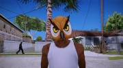 Owl mask (GTA V Online) для GTA San Andreas миниатюра 2