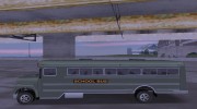 School bus HD v1 para GTA 3 miniatura 2