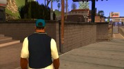 Кепка newyorkyankiys синяя for GTA San Andreas miniature 3