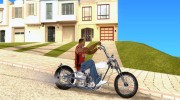 Harley-Davidson Sholvehead Chopper v2 para GTA San Andreas miniatura 5