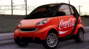 Smart ForTwo Coca-Cola Worker para GTA San Andreas miniatura 1