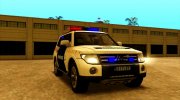 Mitsubishi Pajero Magyar Rendorseg для GTA San Andreas миниатюра 3