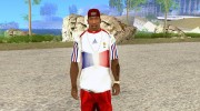 Футболка зборной Франции para GTA San Andreas miniatura 1
