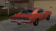 1969 Dodge Charger General Lee for GTA San Andreas miniature 3