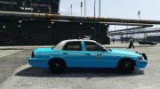 Ford Crown Victoria Classic Blue NYPD Scheme for GTA 4 miniature 5