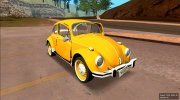 Volkswagen Beetle (Fuscao) 1500 1974 for GTA San Andreas miniature 5