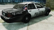 Ford Crown Victoria LCPD Police para GTA 4 miniatura 5
