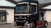 Скин Wolter Koops для Mercedes Actros MP4 2014 для Euro Truck Simulator 2 миниатюра 1