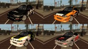 Subaru Impreza 22b STi  HQLM (Paintjobs Pack 2) для GTA San Andreas миниатюра 7