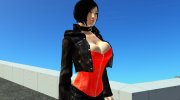 Ada Wong Sexy Jacket Corset для GTA San Andreas миниатюра 4