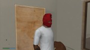 Красная маска гопника HD for GTA San Andreas miniature 4