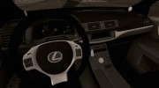Lexus CT200H Japanese Police для GTA San Andreas миниатюра 6