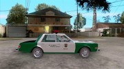Dodge Diplomat 1985 LAPD Police para GTA San Andreas miniatura 5