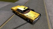 Dodge Monaco 74 Taxi для GTA San Andreas миниатюра 3