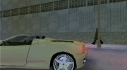 Ferrari 360 Spider для GTA 3 миниатюра 5