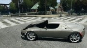 Tesla Roadster Sport 2009 для GTA 4 миниатюра 2