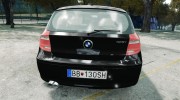 BMW 120i для GTA 4 миниатюра 4
