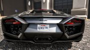 Lamborghini Reventon AUTOVISTA para GTA 5 miniatura 12