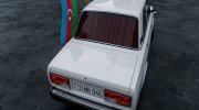 VAZ 2107 Azerbaijan Flag (Avtosh Style 2014) для GTA San Andreas миниатюра 2