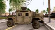 Hummer Spec Ops The Line для GTA San Andreas миниатюра 2