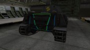 Контурные зоны пробития VK 28.01 for World Of Tanks miniature 4