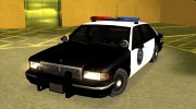 1992 Chevrolet Police LSPD /LAPD Sa Style para GTA San Andreas miniatura 1