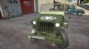 1945 Willys MB Jeep para GTA San Andreas miniatura 9
