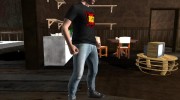 Skin GTA V Online HD в футболке K-DST for GTA San Andreas miniature 3