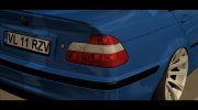 BMW E46 320d M-Tech 2 LOW для GTA San Andreas миниатюра 4