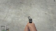 Glock 17 with silencer для GTA 5 миниатюра 3