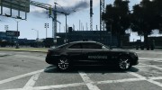 Audi S5 Hungarian Police Car black body para GTA 4 miniatura 5