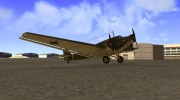 Junkers Ju-52 для GTA San Andreas миниатюра 1