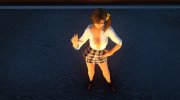 Hot Misaki - School (Mini Skirt) para GTA San Andreas miniatura 3
