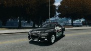 Audi S5 Police для GTA 4 миниатюра 1