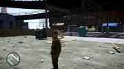 Вито из Mafia II в военной одежде с каской для GTA 4 миниатюра 5